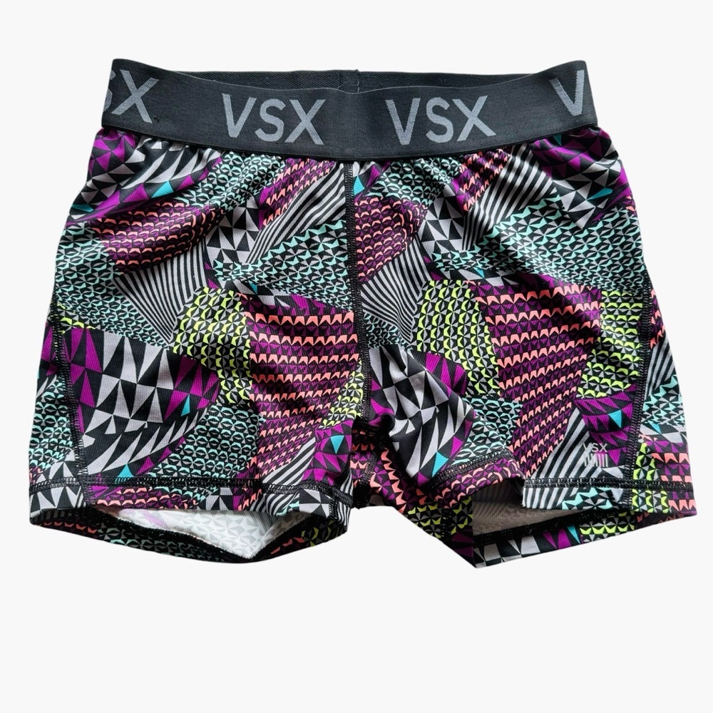 VSX The Player Hot Short Size Small Multi Color Gym Biker Workout Yoga Athletic
